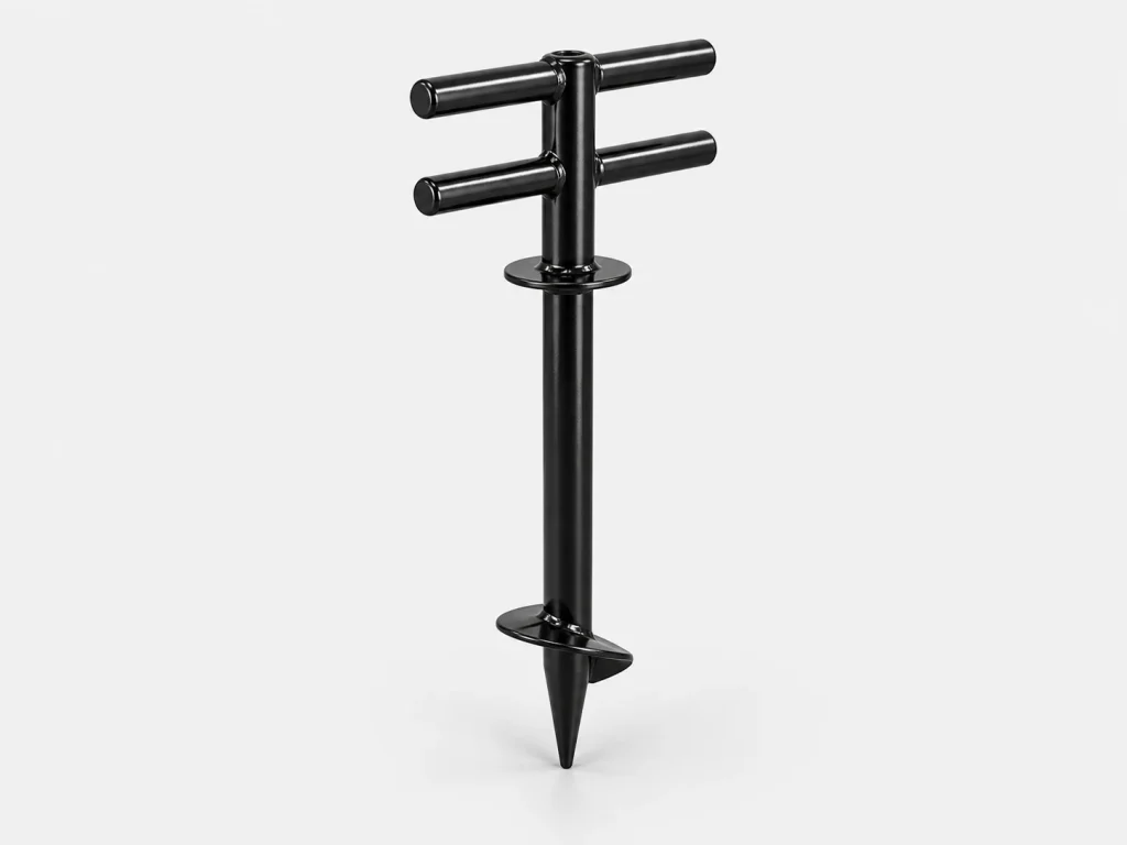Âncora de Barranco Anchor360 — modelo em alumínio forjado naval com formato saca-rolha